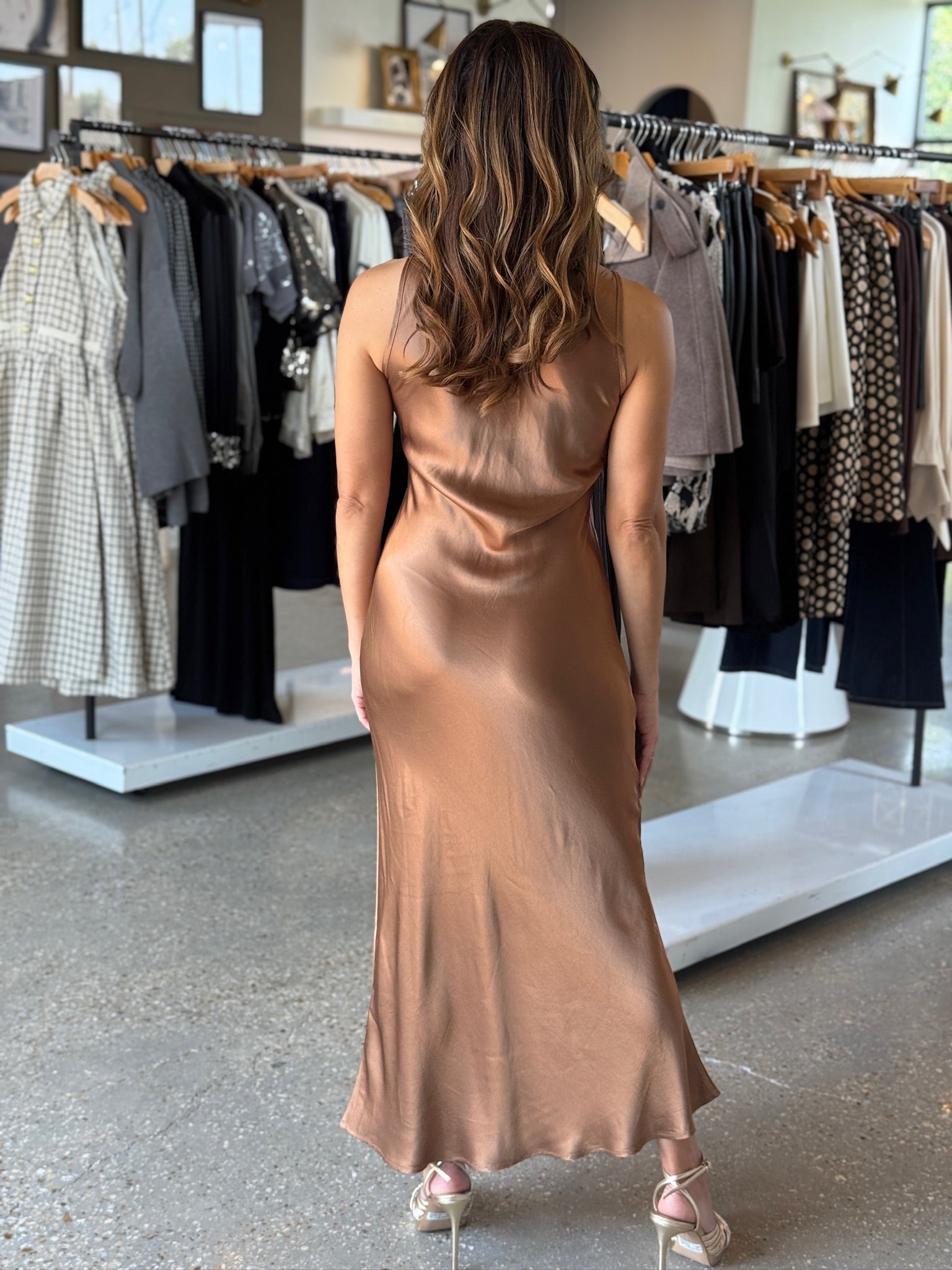 Amadi Dress in Ash - Amor Lafayette