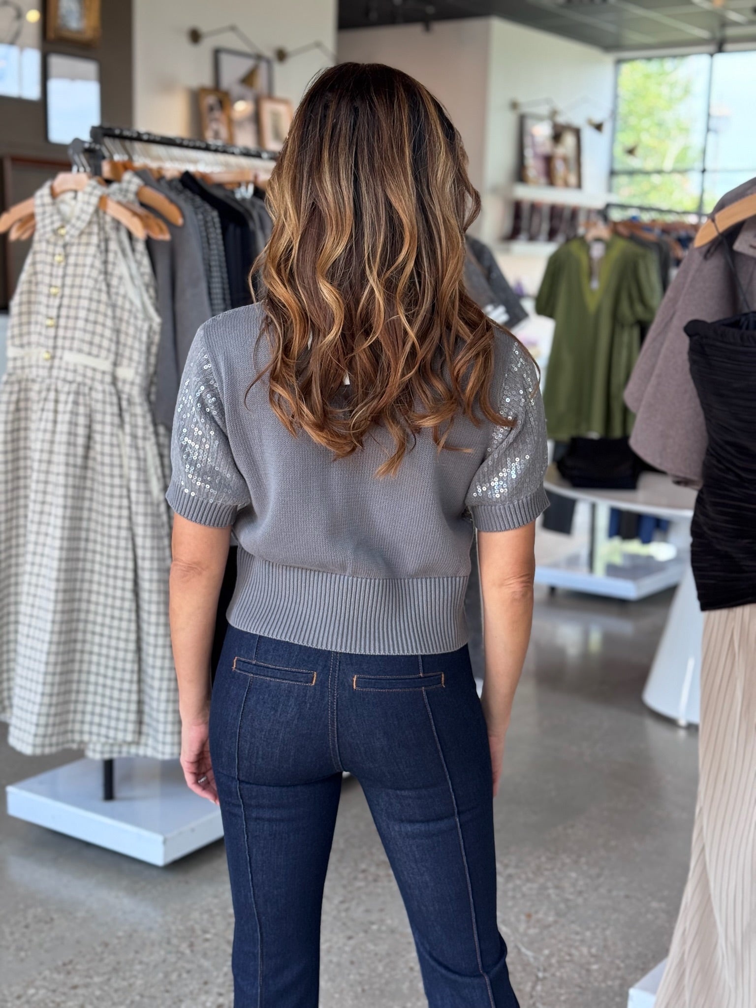 Angel Sweater in Charcoal - Amor Lafayette