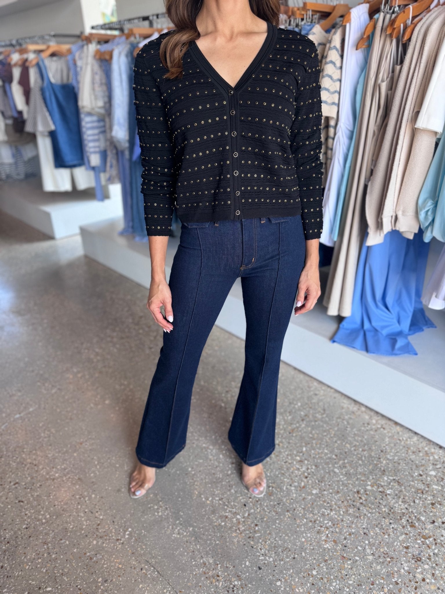Anna Studed Cardigan - Amor Lafayette