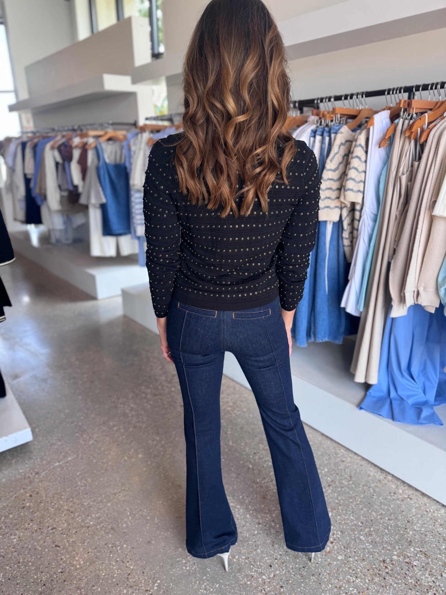 Anna Studed Cardigan - Amor Lafayette