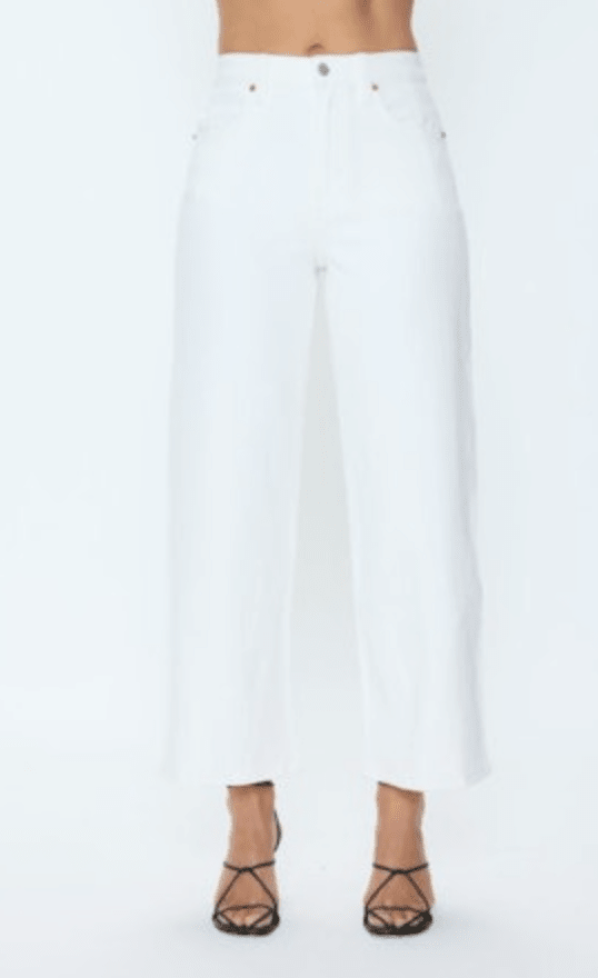 Antique White Kyra High Rise Bowed Ankle - Amor Lafayette