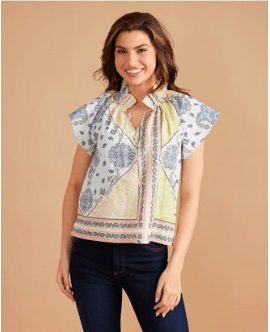 Apple Bandana Em Top - Amor Lafayette