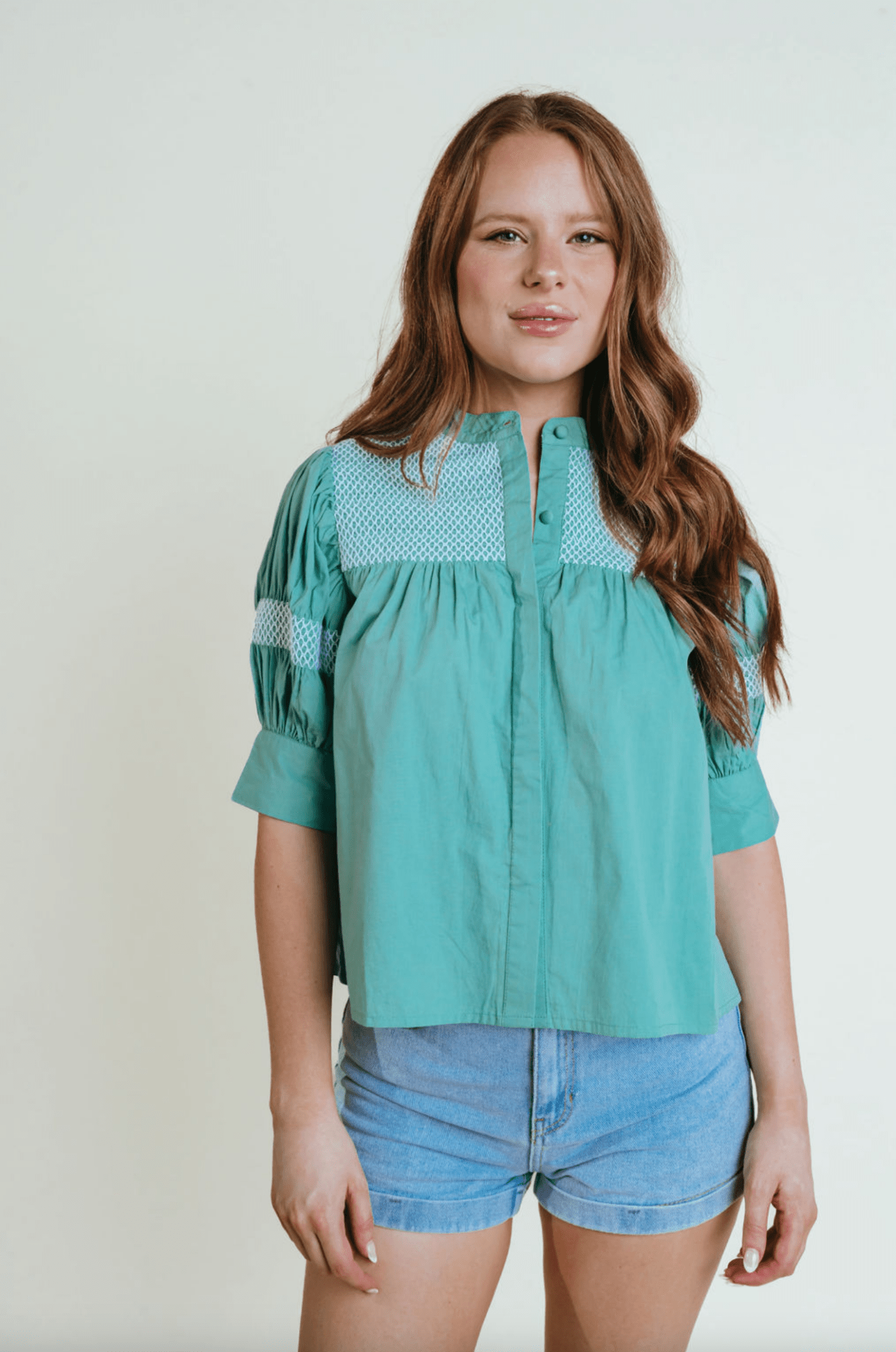 Aqua Sutton Blouse - Amor Lafayette