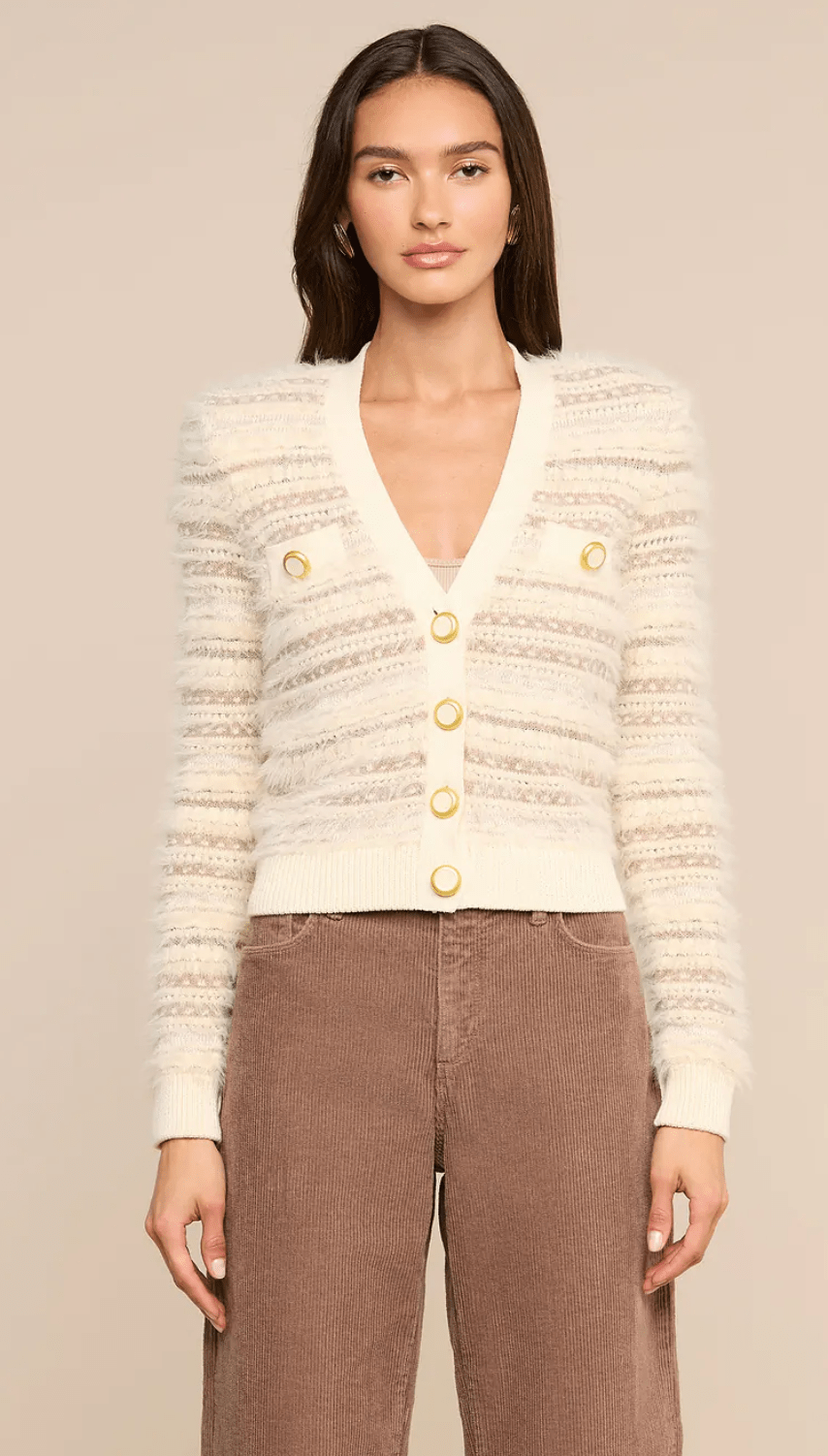 ARIADNE MIXD STITCH CARDI - Amor Lafayette