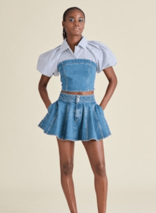 Aruba Blue Lilliany Skirt - Amor Lafayette
