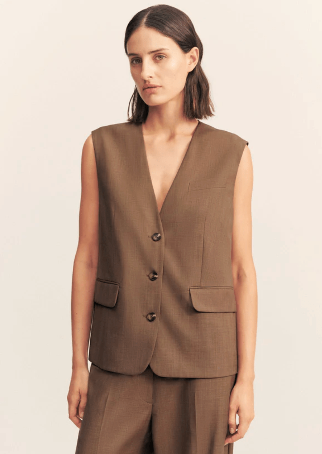 Asher Sleeveless Blazer - Amor Lafayette