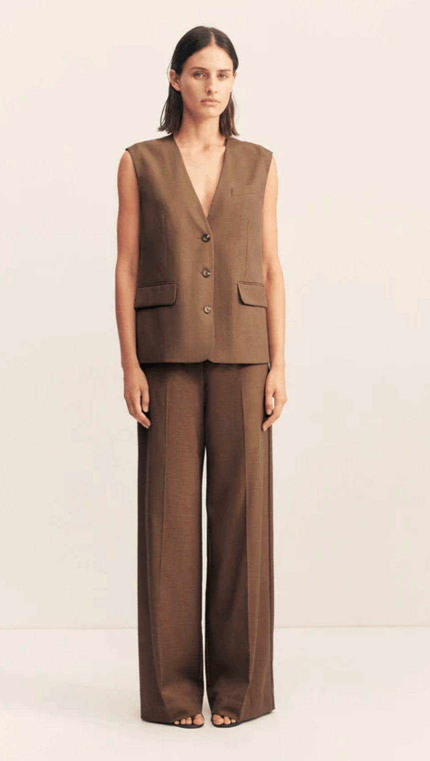 Asher Sleeveless Blazer - Amor Lafayette