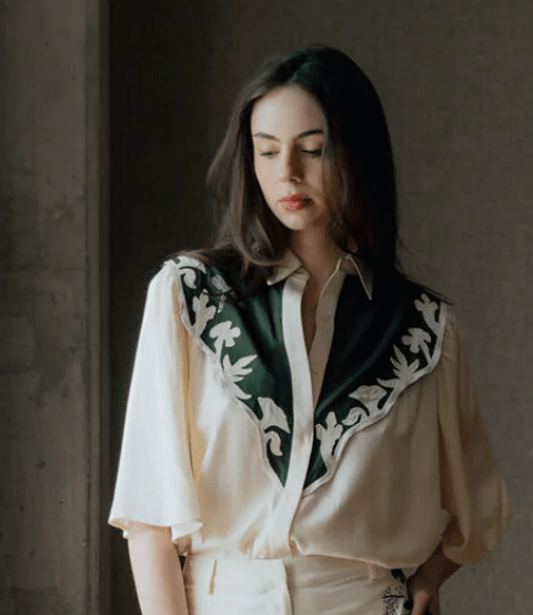 August Embroidery Button Down - Amor Lafayette