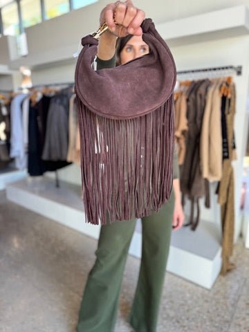 AVERY FRINGE SUEDE CROSSBODY - Amor Lafayette