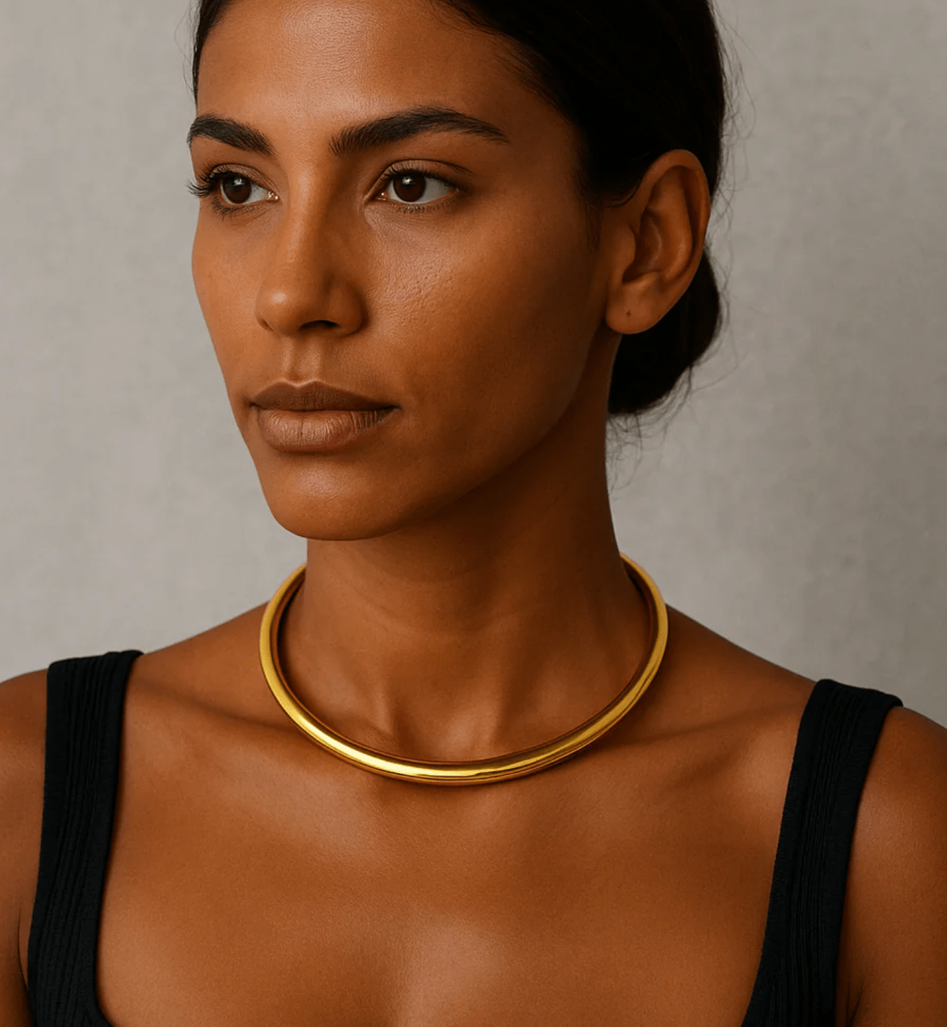 Azaria Cuff Necklace - Amor Lafayette