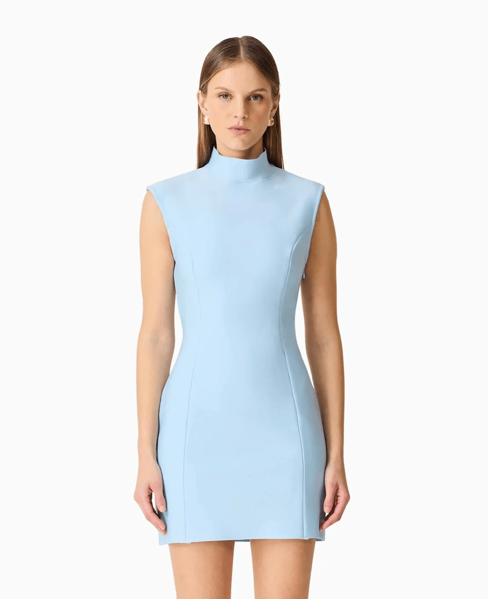 Baby Blue Sacha Mini Dress - Amor Lafayette