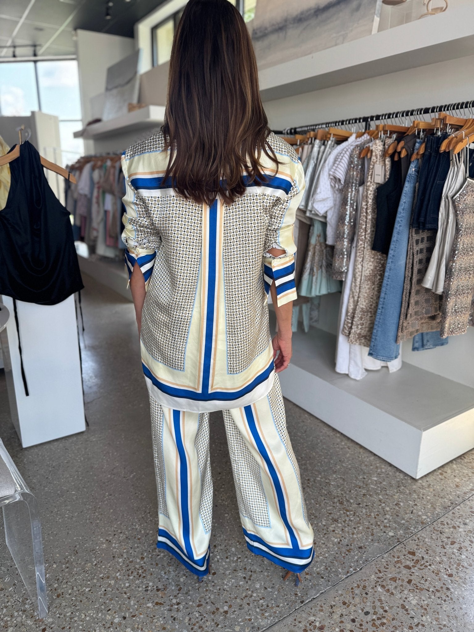 Bandana Print Meret Pant - Amor Lafayette