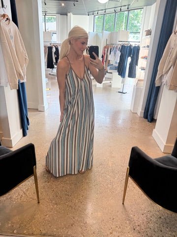 Beach Blue Clara Dress - Amor Lafayette