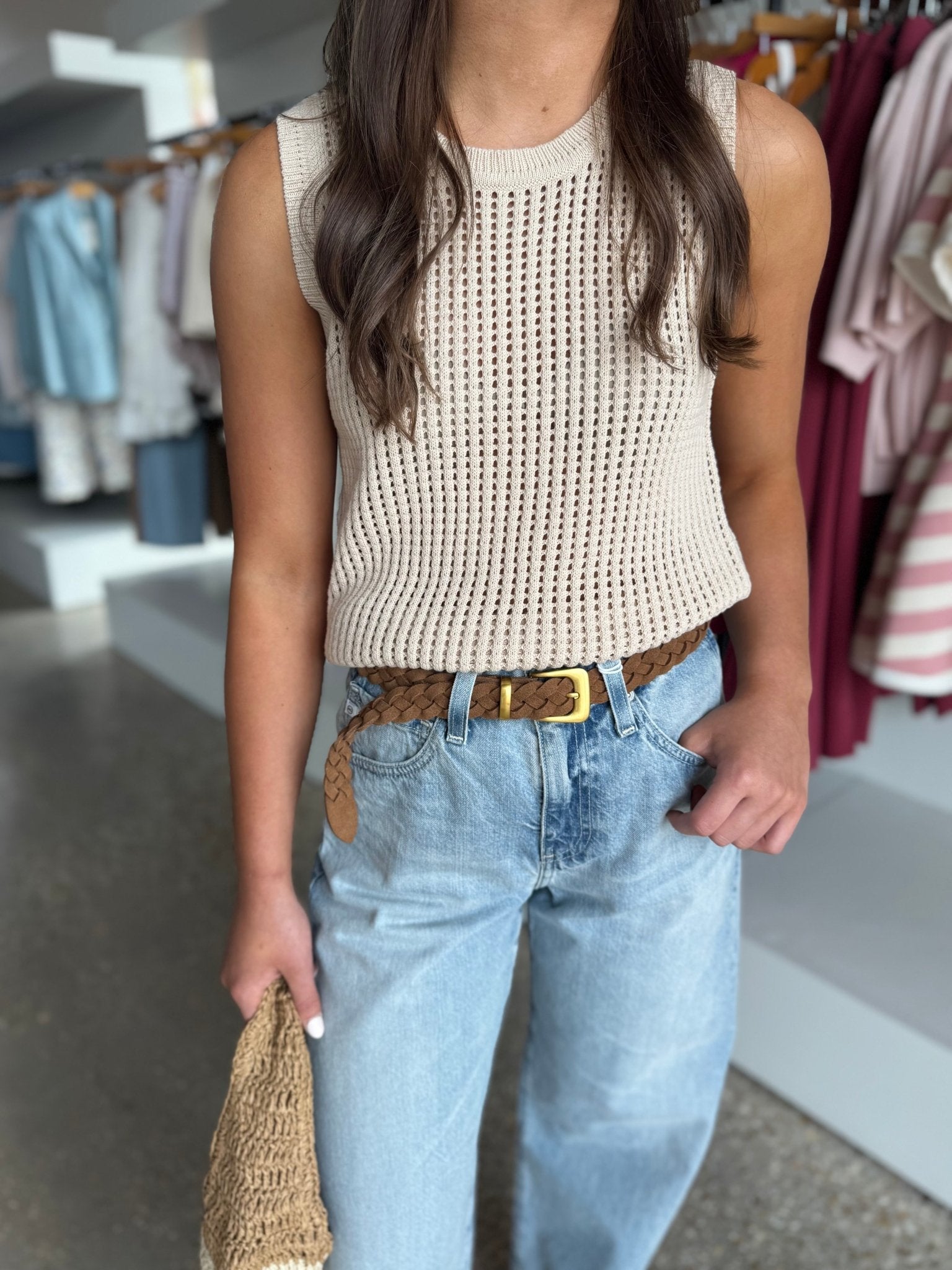 Beige Parika Top - Amor Lafayette