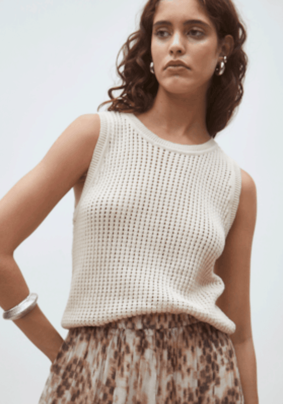 Beige Parika Top - Amor Lafayette