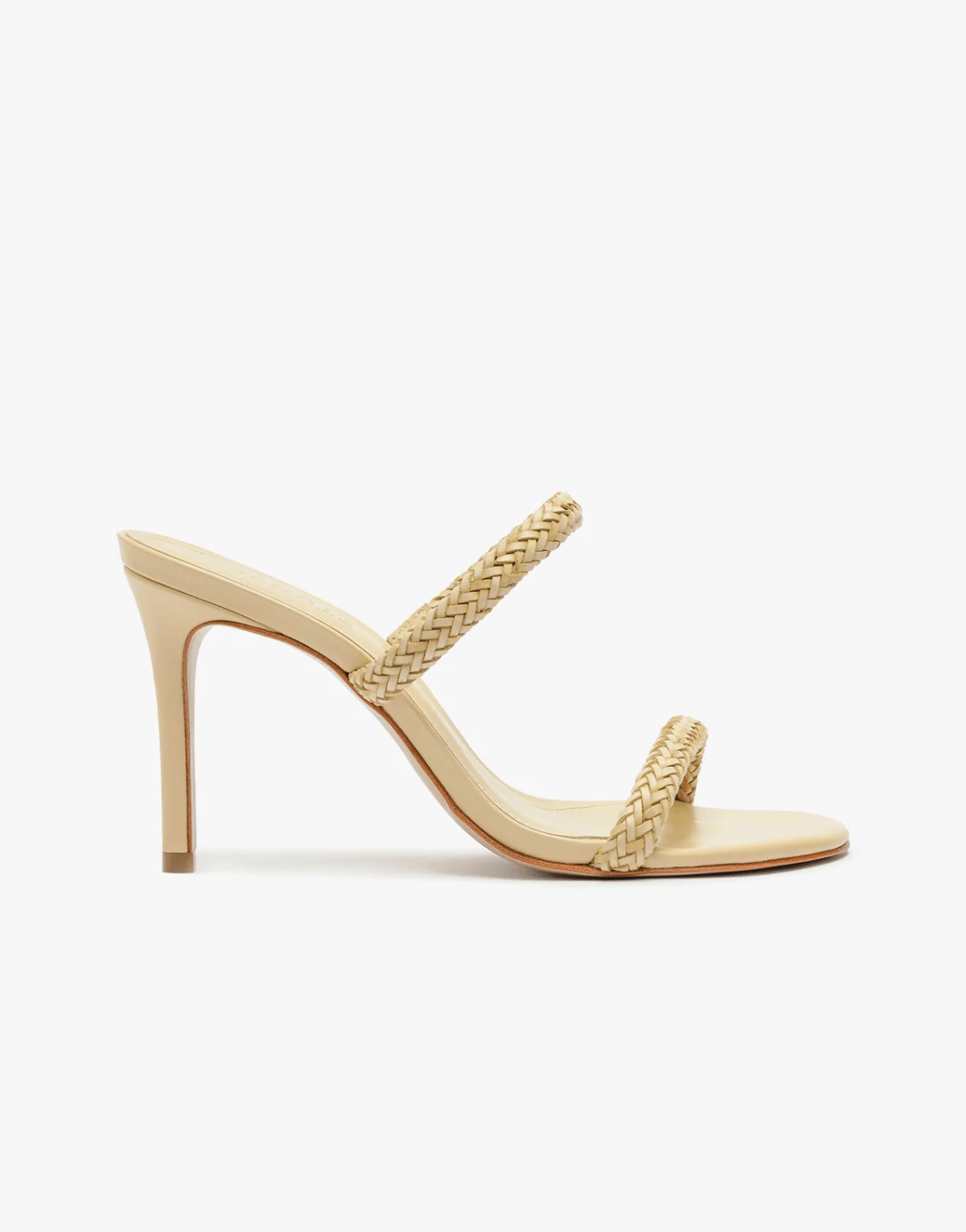 Beige Talia Woven Heel - Amor Lafayette