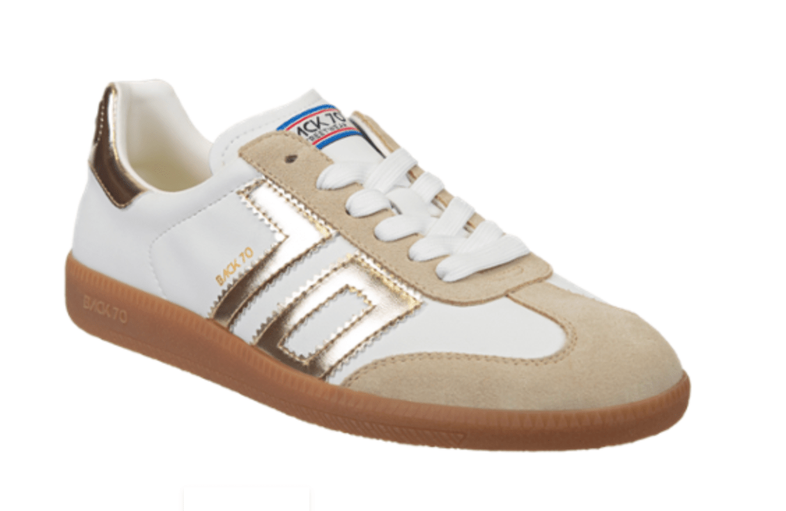 Beige/Gold Cloud Sneaker - Amor Lafayette
