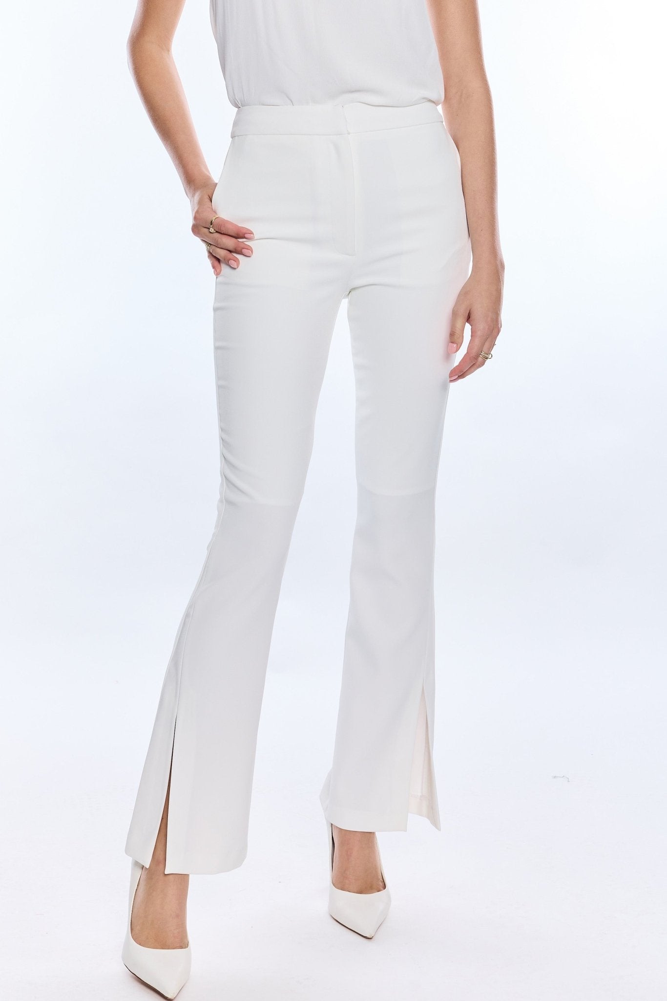 BENITA SLIT PANTS - Amor Lafayette