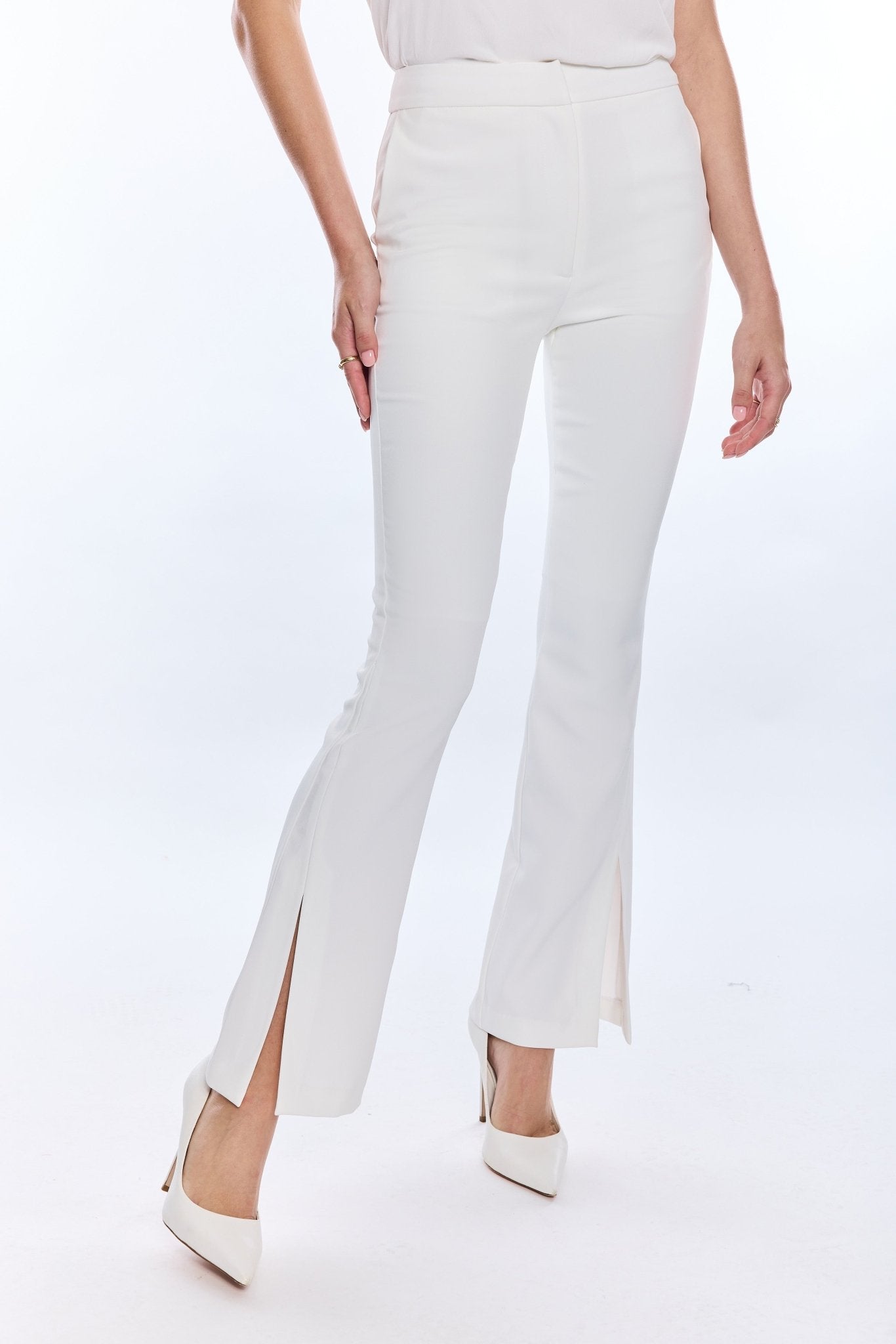 BENITA SLIT PANTS - Amor Lafayette