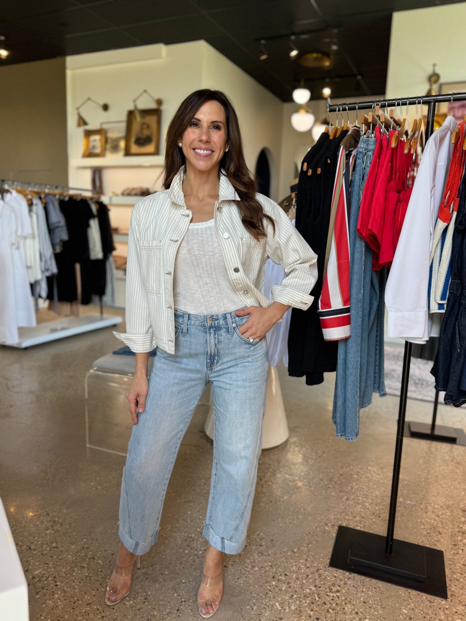 Berkeley Kacey Mid Rise Cuffed Boyfriend - Amor Lafayette