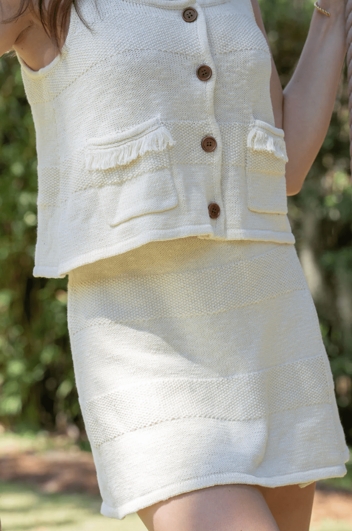 Bianca Stripe Wrap Skort - Amor Lafayette