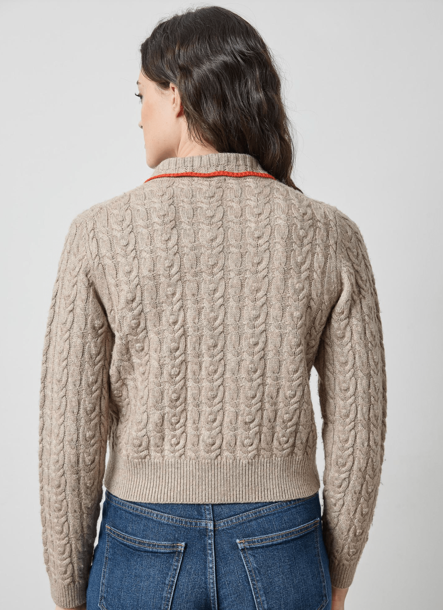 Birch Long Sleeve Polo Cardigan - Amor Lafayette