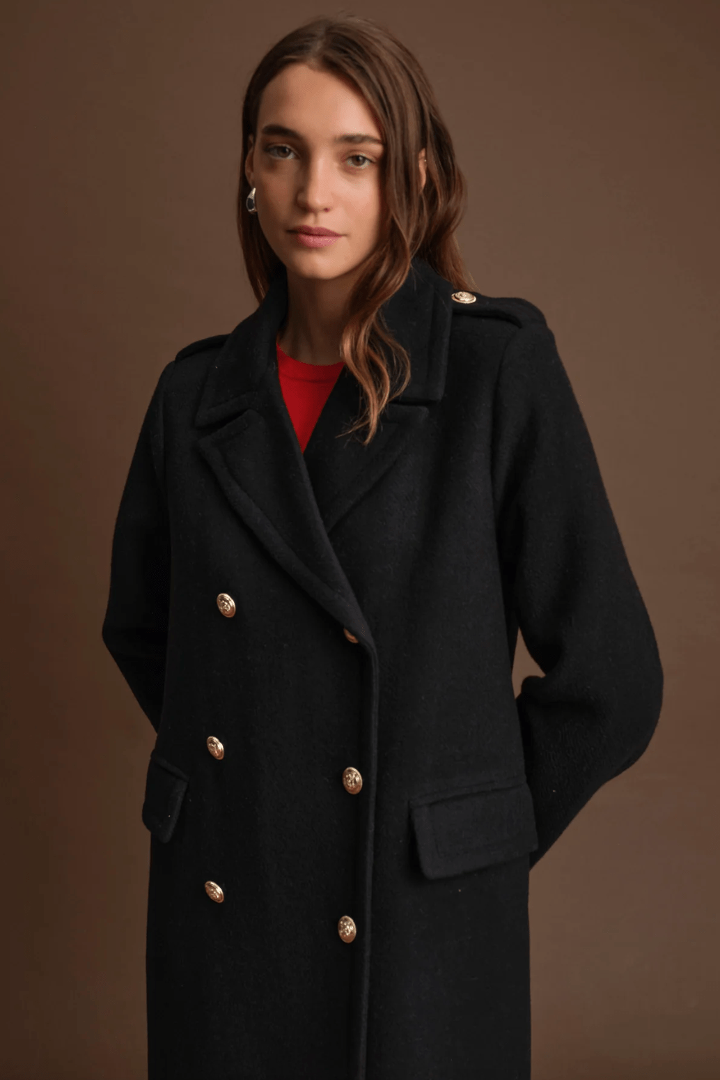 Black Aaron Coat - Amor Lafayette