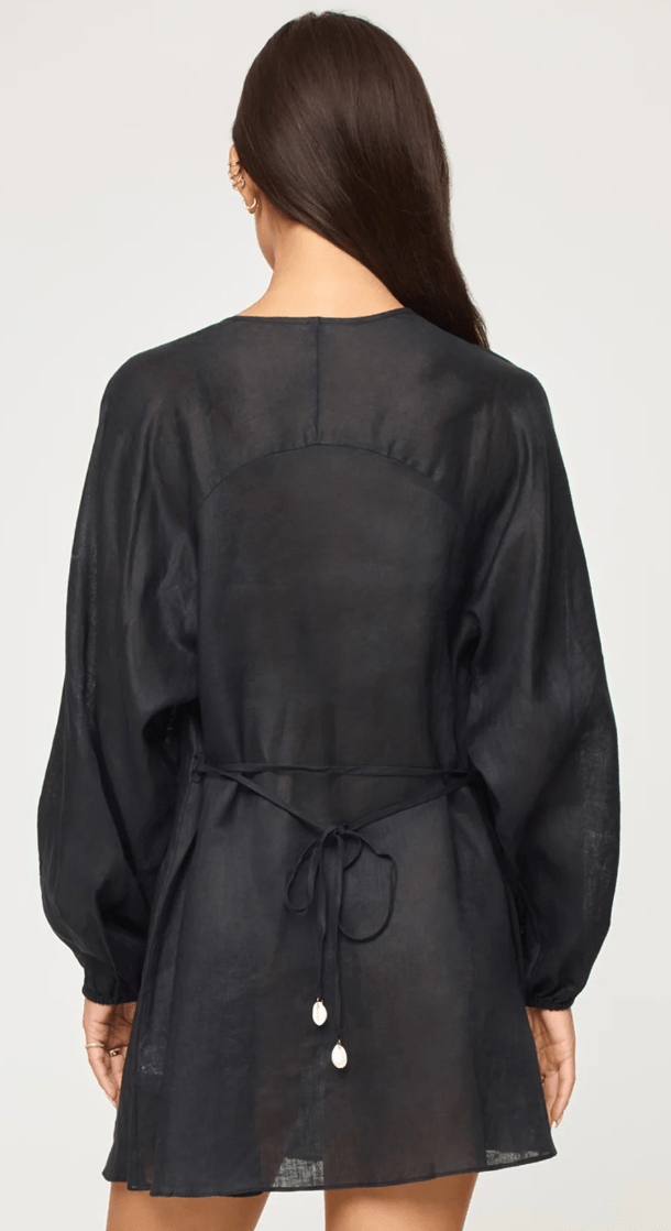 Black Boat Trip Tunic - Amor Lafayette