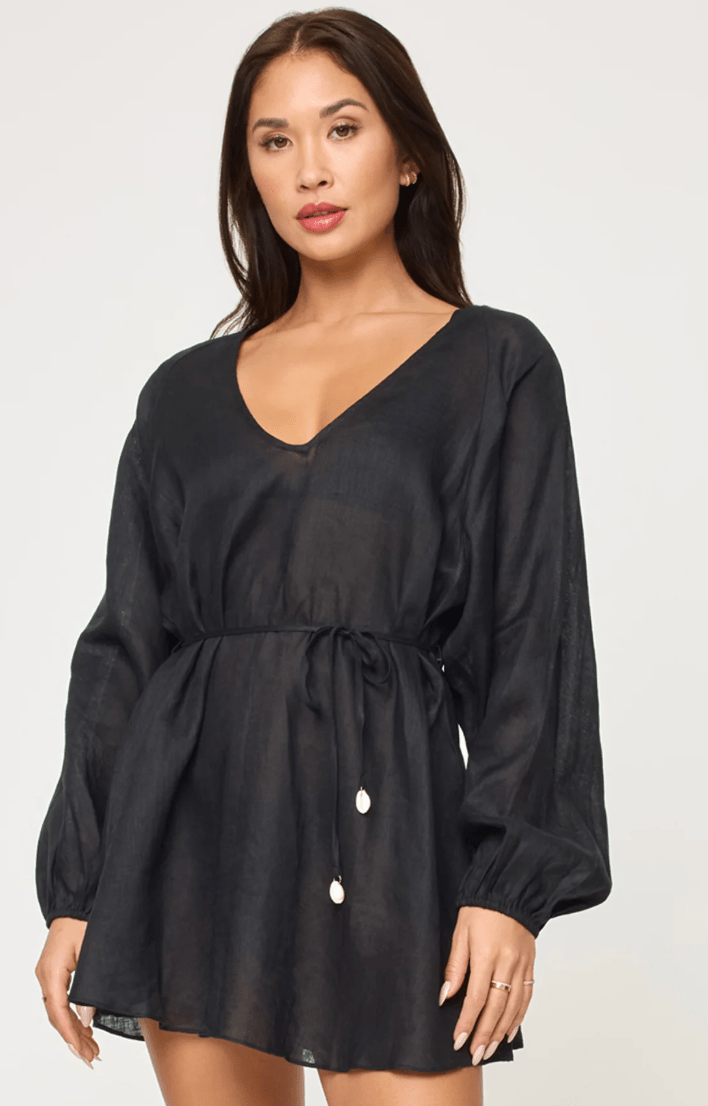 Black Boat Trip Tunic - Amor Lafayette