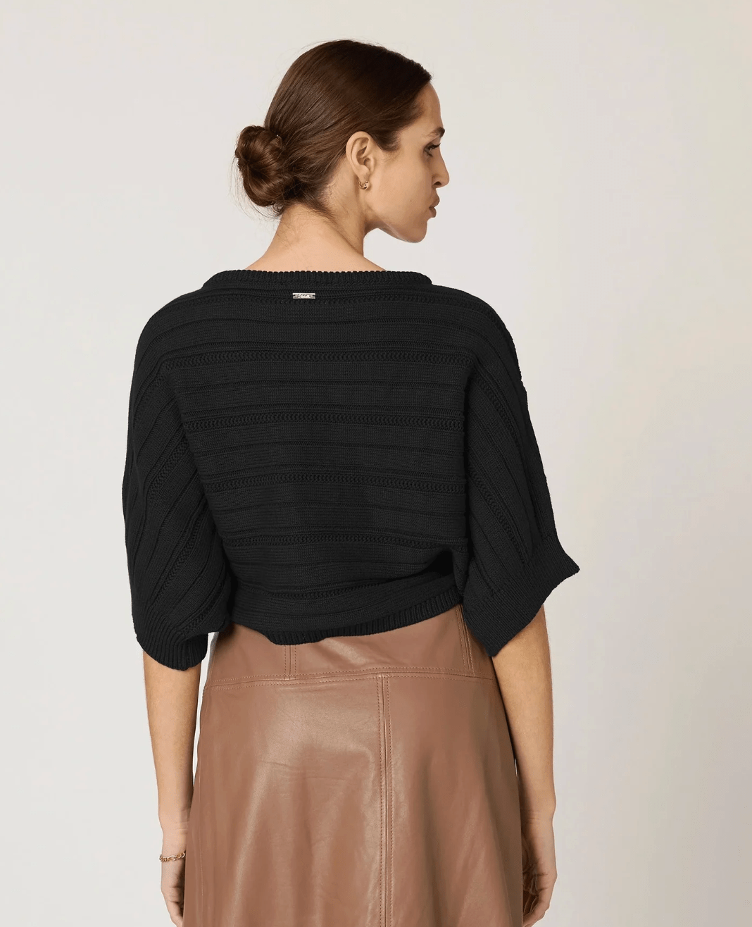 Black Caro Sweater - Amor Lafayette