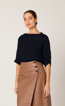 Black Caro Sweater - Amor Lafayette