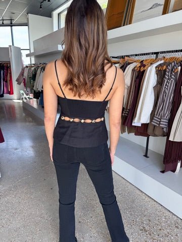 Black CRUZ CAMI - Amor Lafayette