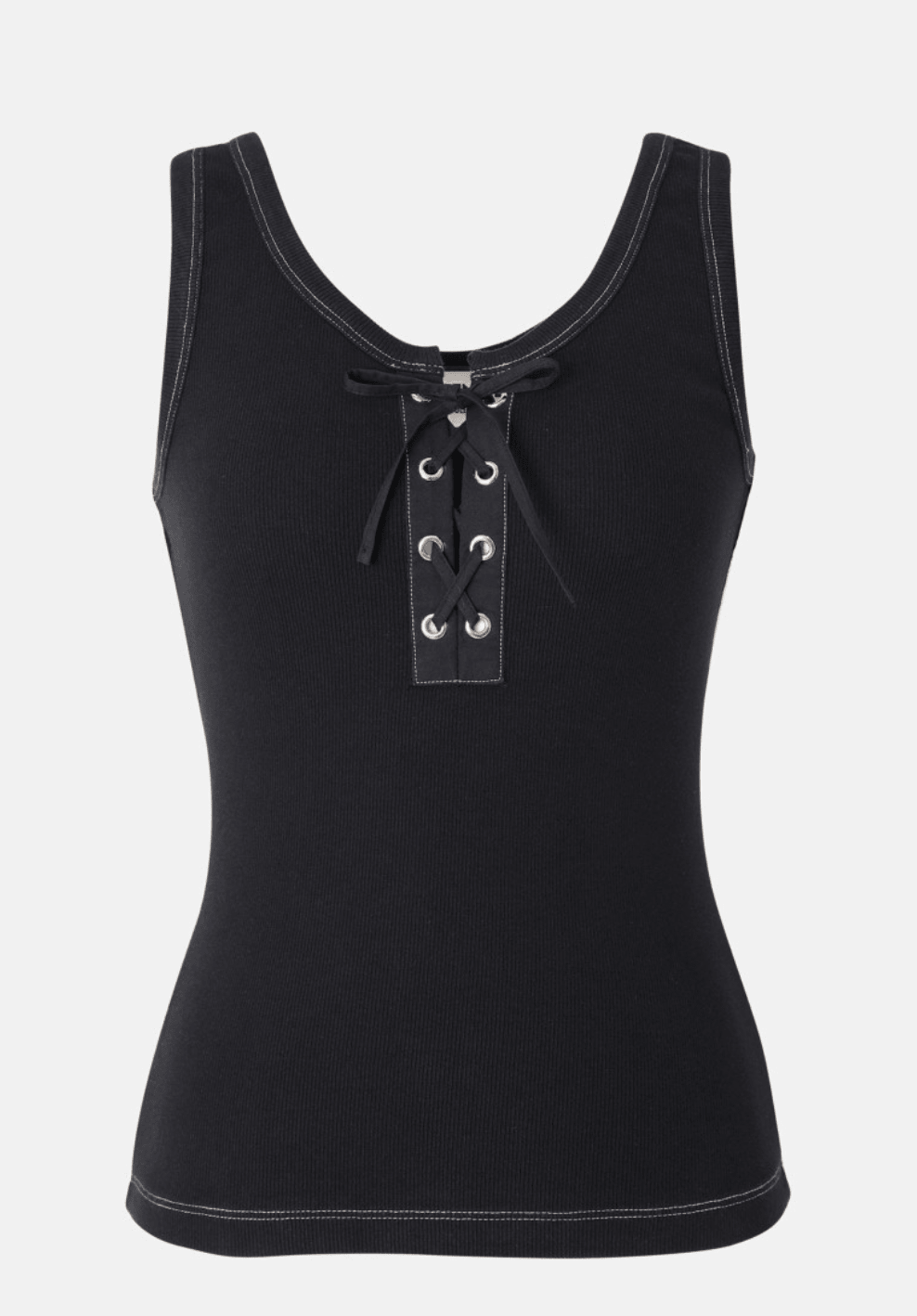 Black DEBARDEUR LACAGE DECOLLETE - Amor Lafayette
