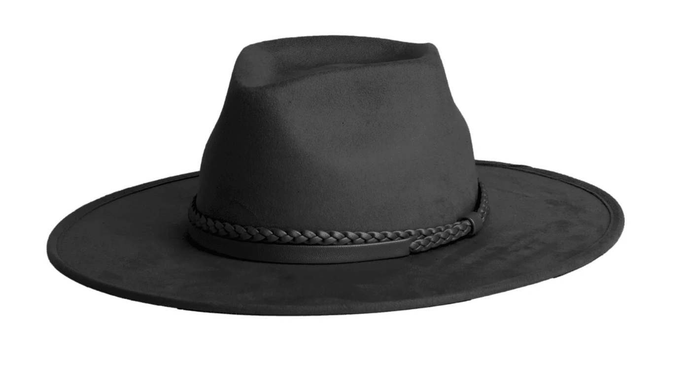 Black Diamante Hat - Amor Lafayette