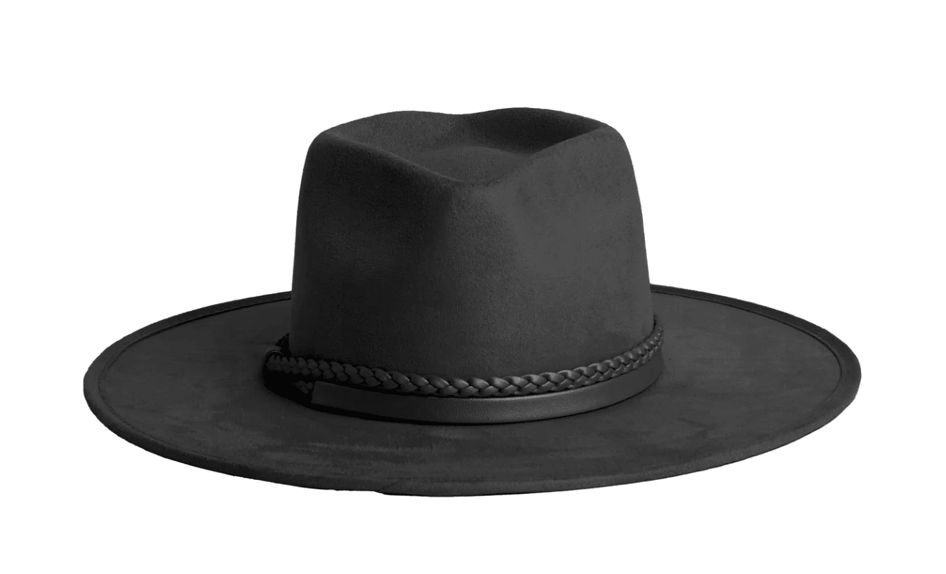 Black Diamante Hat - Amor Lafayette