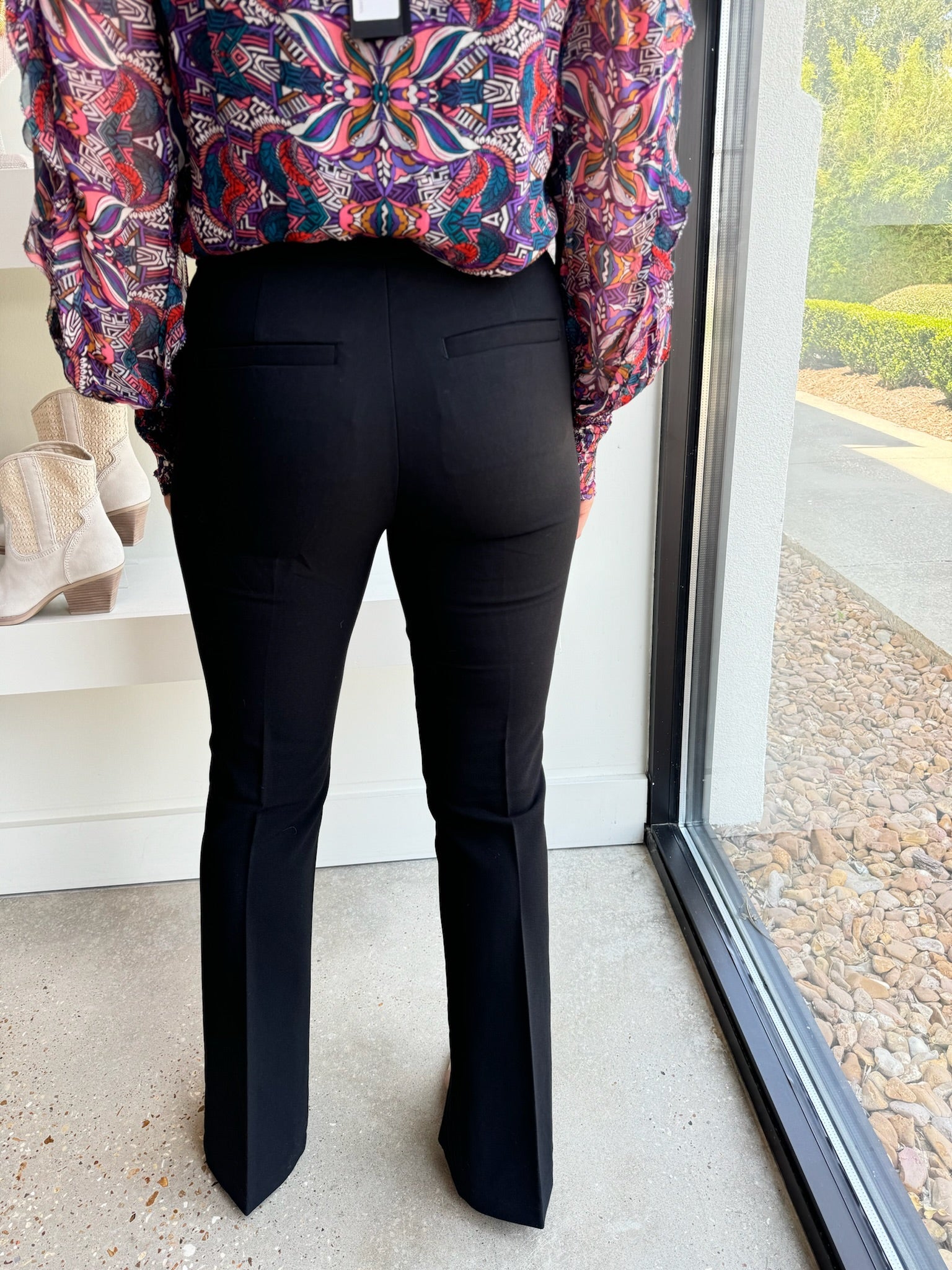 Black Diana Trouser - Amor Lafayette