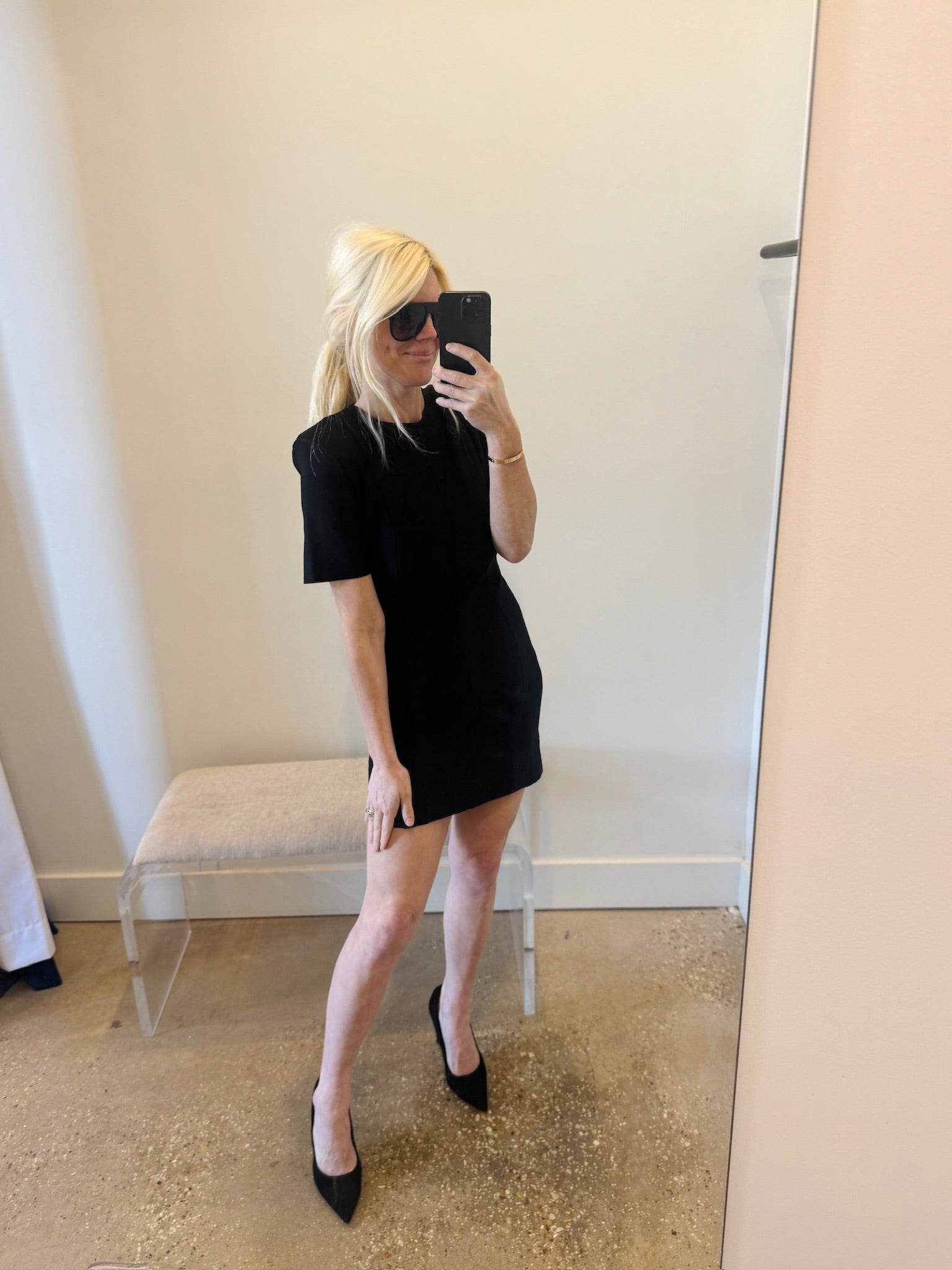 Black Dua Mini Dress - Amor Lafayette
