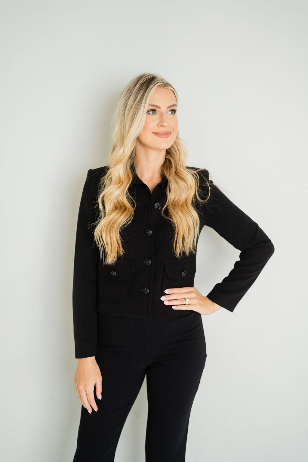 Black Eileen Blazer - Amor Lafayette