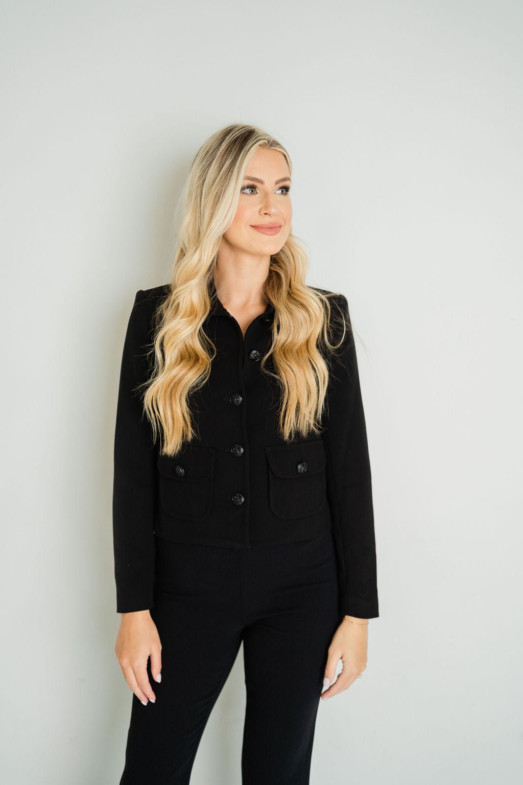 Black Eileen Blazer - Amor Lafayette