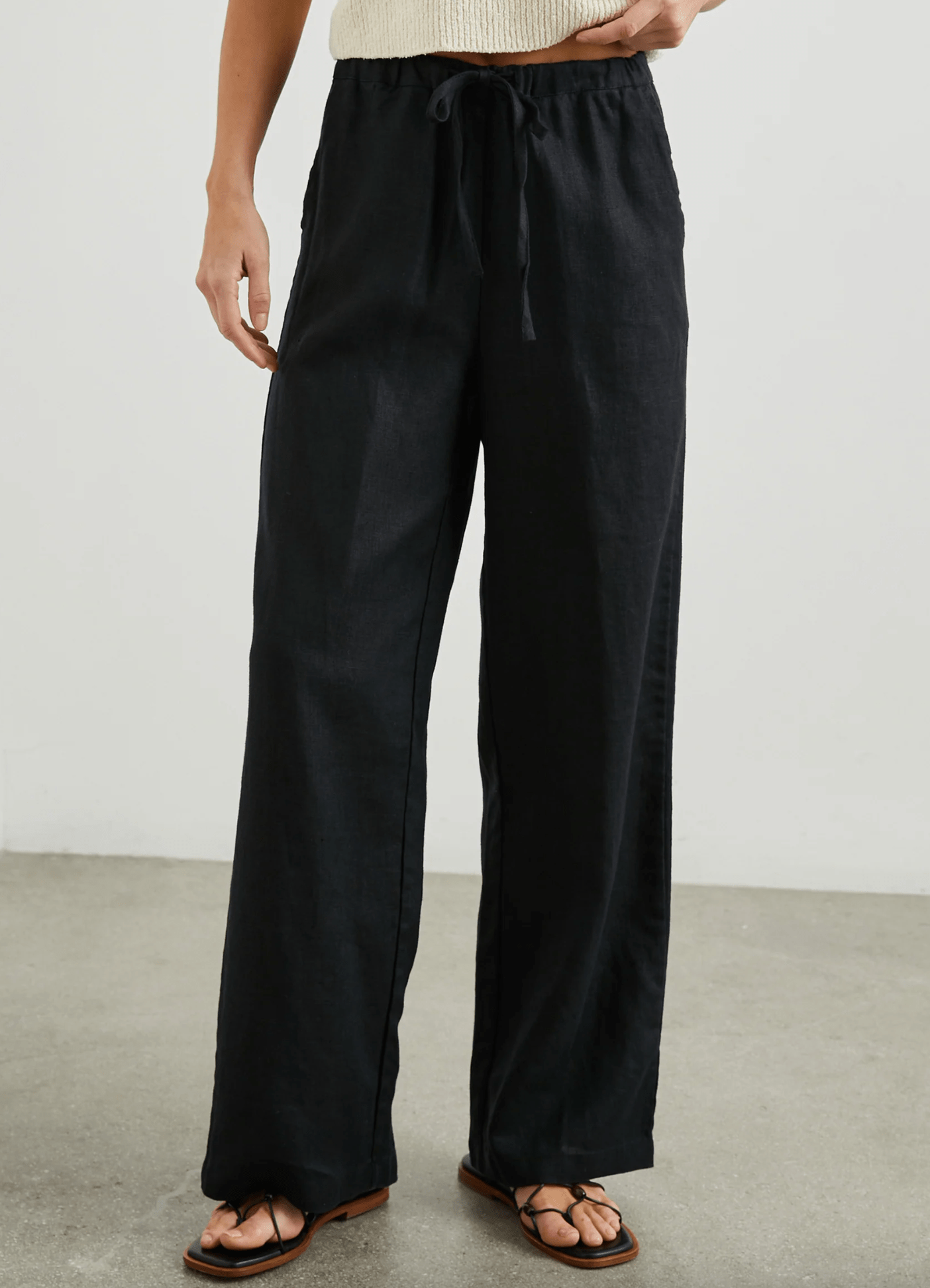 Black Emmie Pants - Amor Lafayette