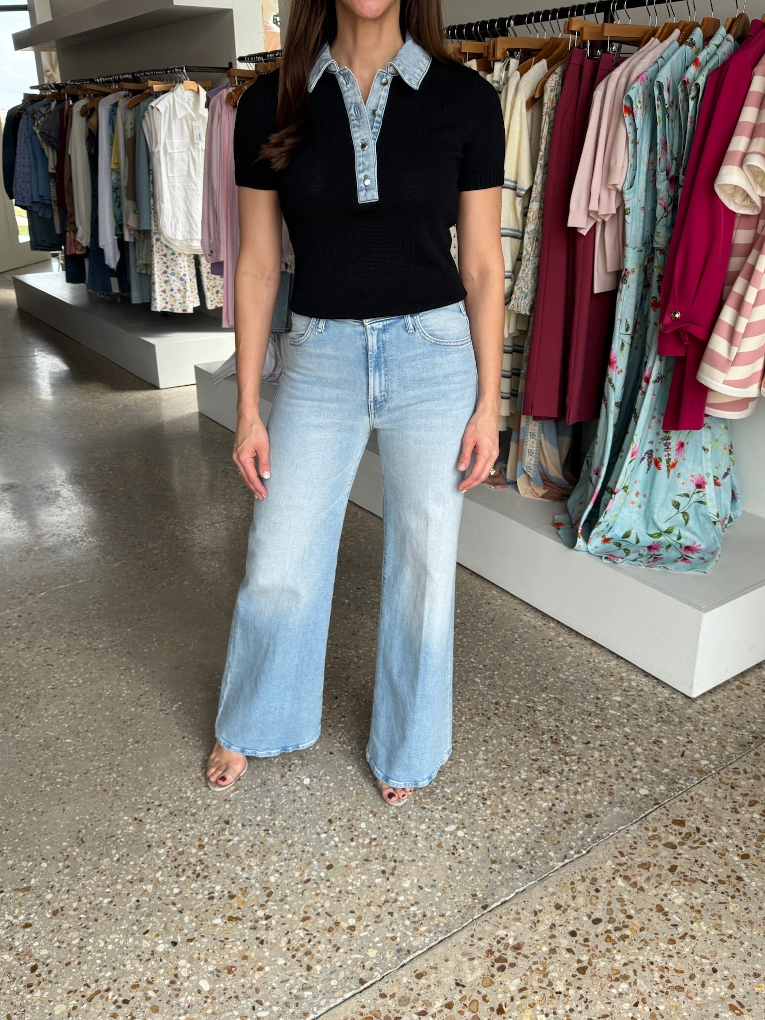 Black Erika Knit Top - Amor Lafayette