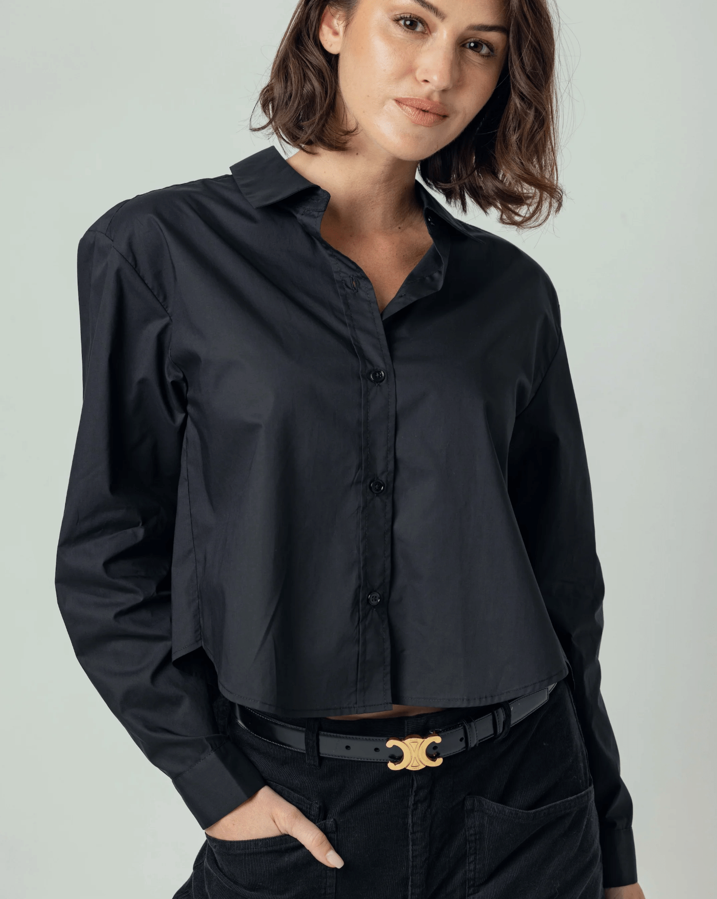 Black Freja Shirt - Amor Lafayette
