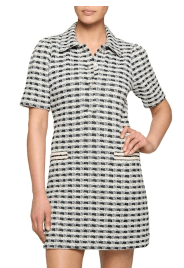 Black Gingham Marcella Dress - Amor Lafayette
