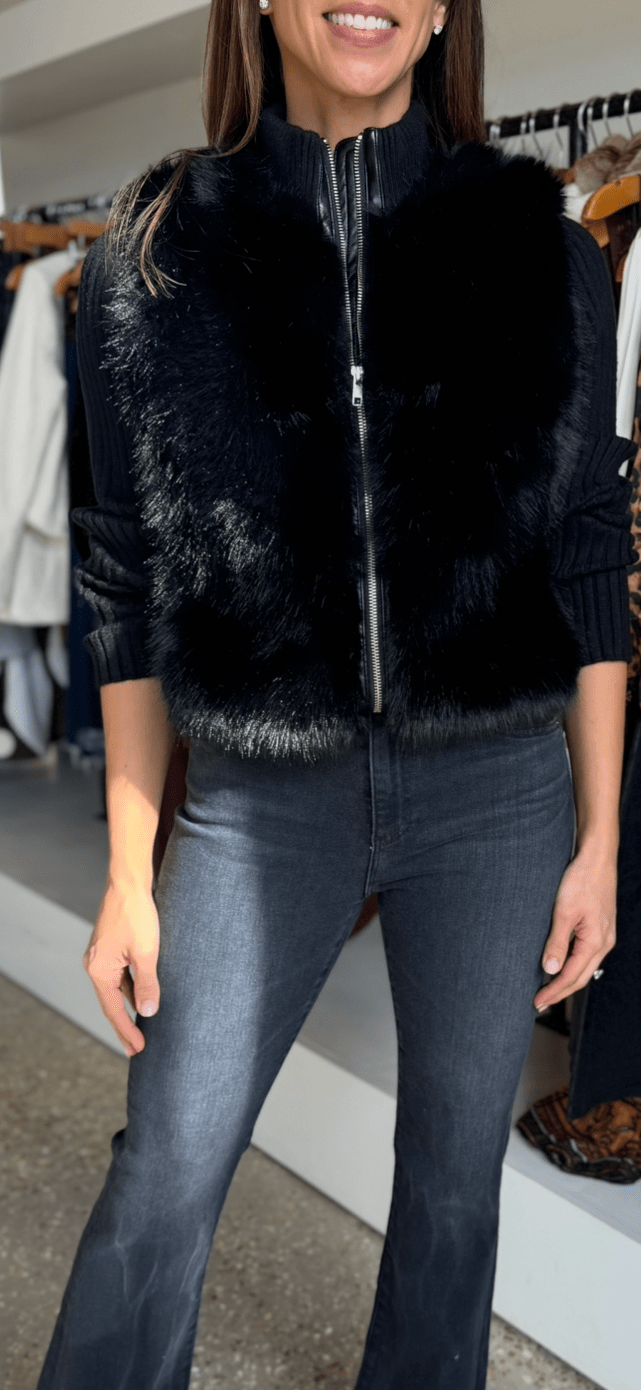 Black Helios Sweater - Amor Lafayette