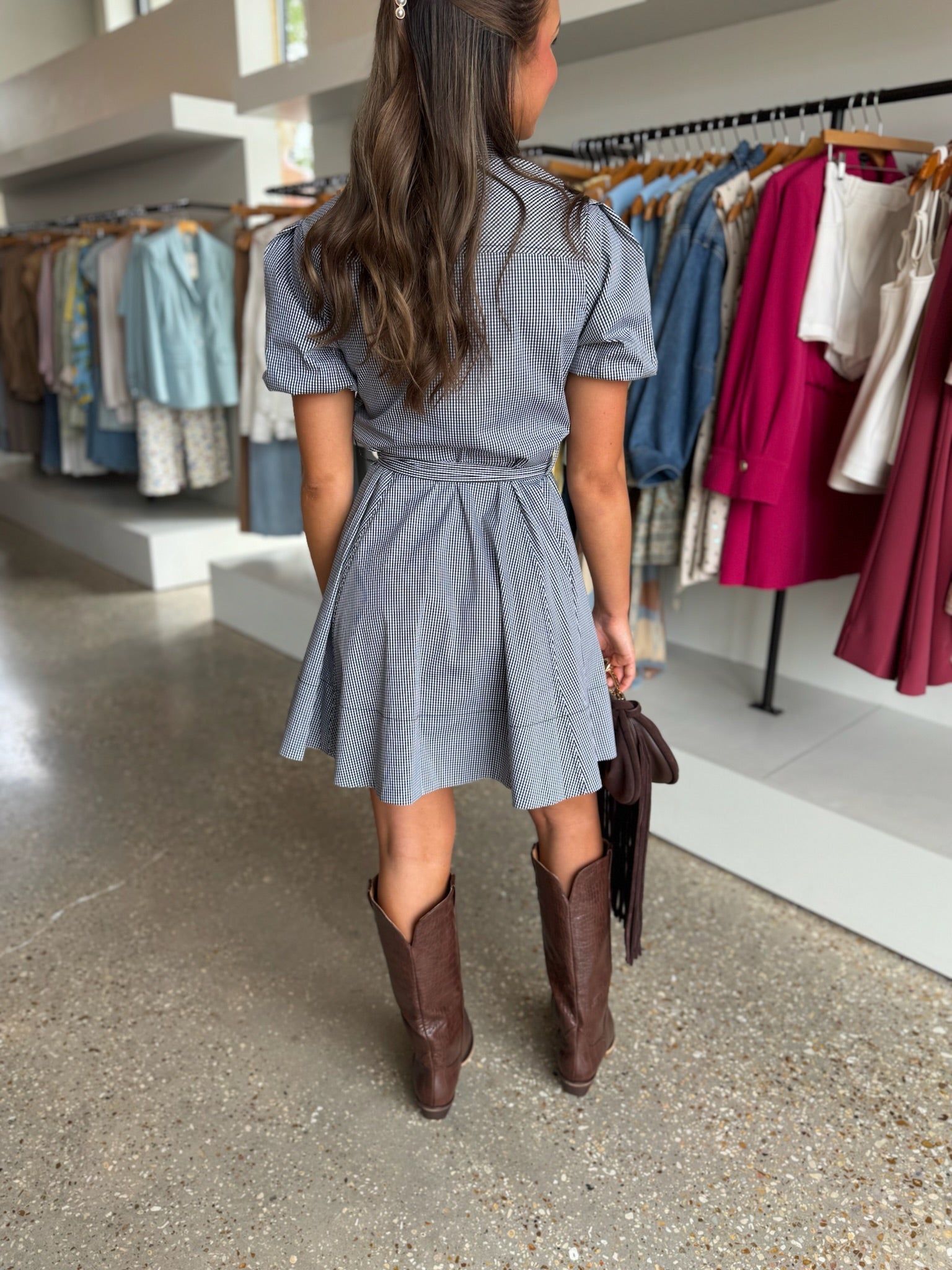 Black Hoban Short Dress - Amor Lafayette