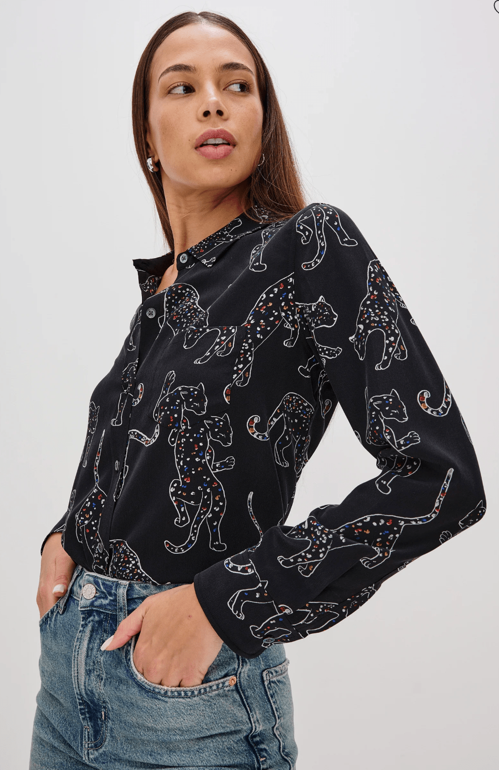 Black Jaguars Kate Shirt - Amor Lafayette