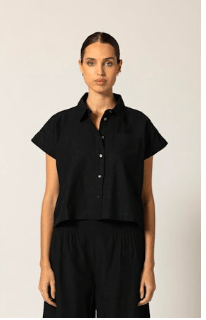 Black Kalora Blouse - Amor Lafayette