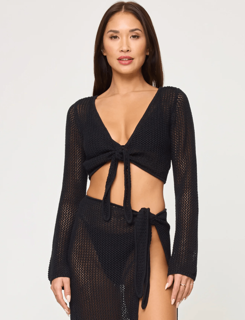 Black Los Cabos Top - Amor Lafayette