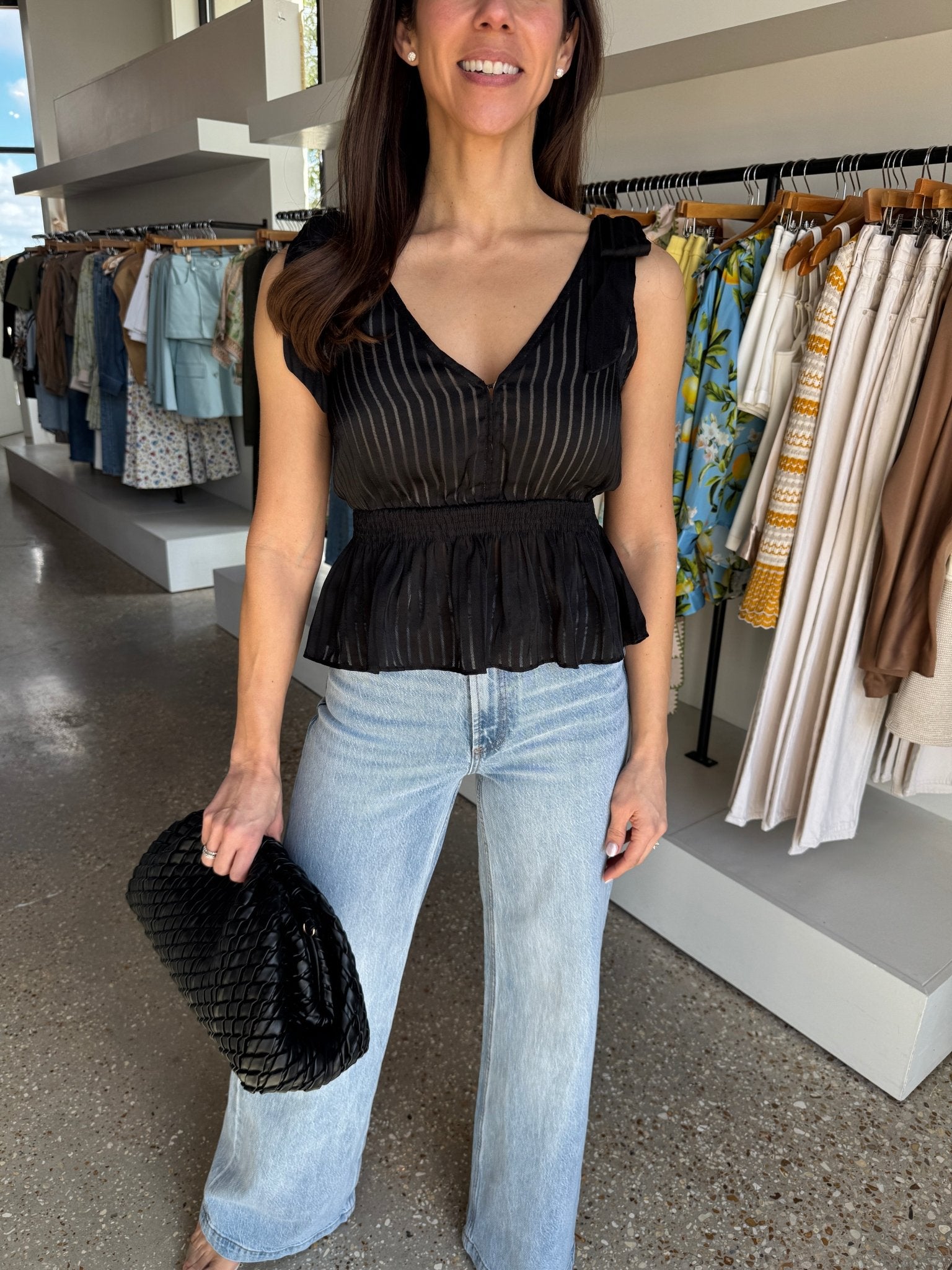 Black LouLou Top - Amor Lafayette