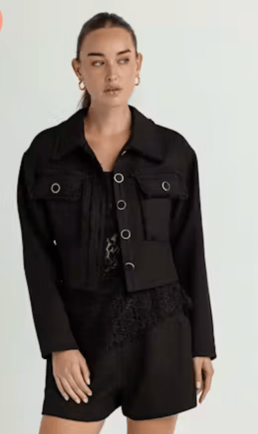 Black OTIS JACKET - Amor Lafayette